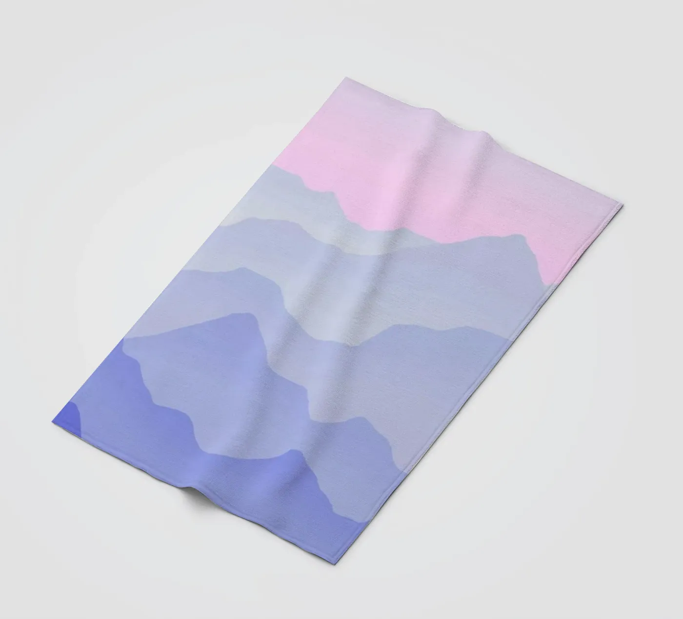 Between Blue Fleecedecke von Hanna Kastl-Lungberg