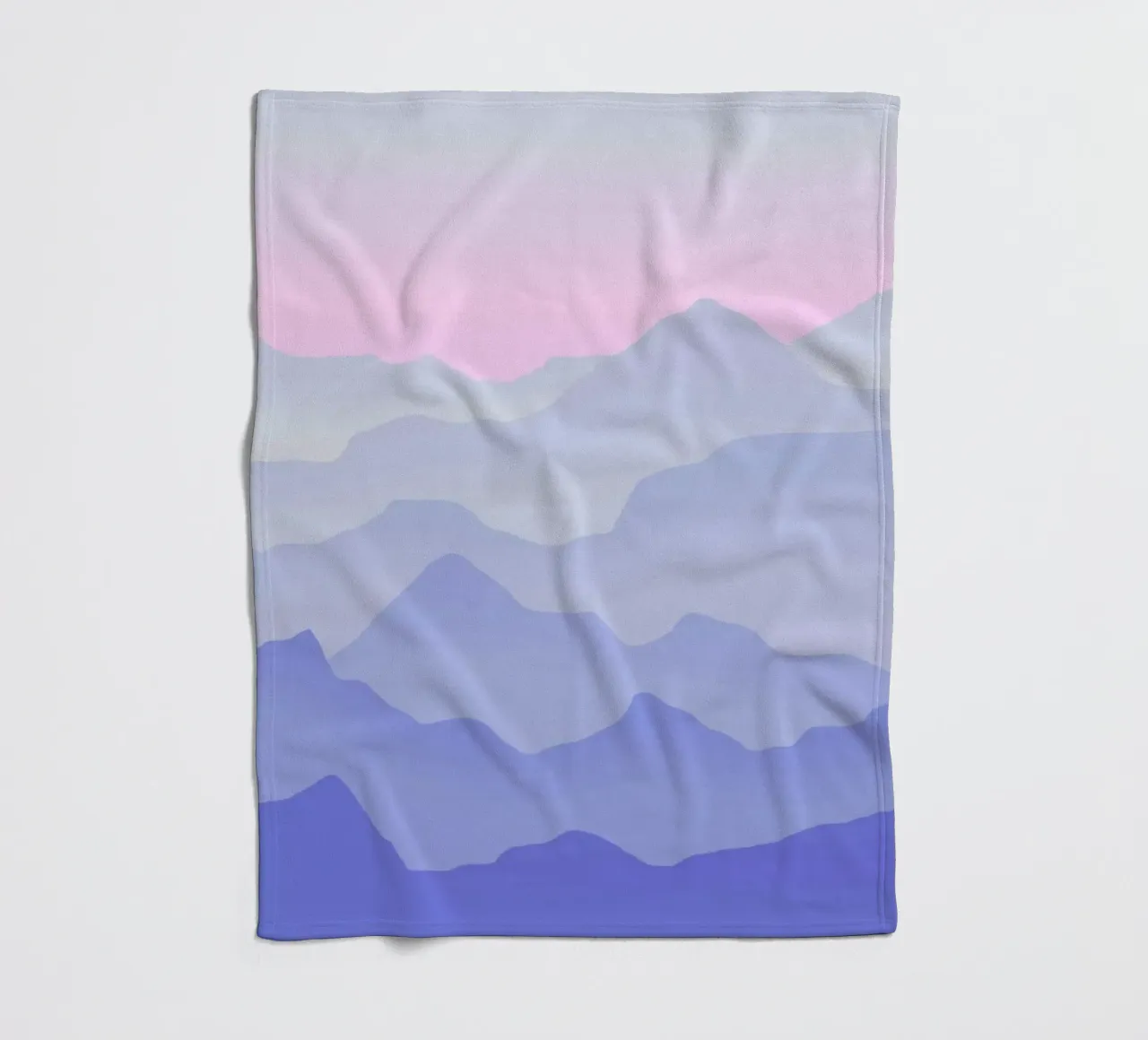 Between Blue Fleecedecke von Hanna Kastl-Lungberg