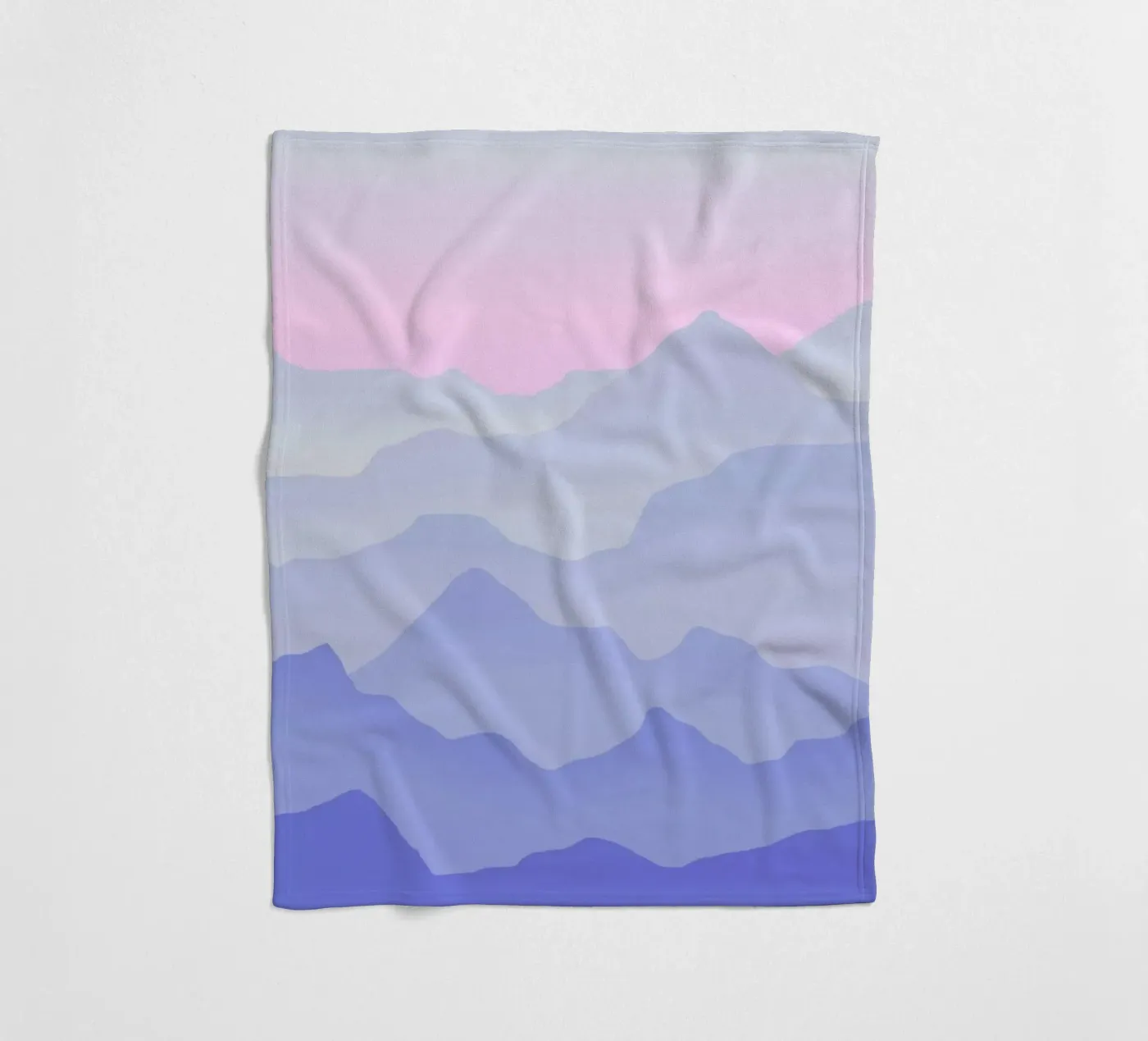 Between Blue Fleecedecke von Hanna Kastl-Lungberg