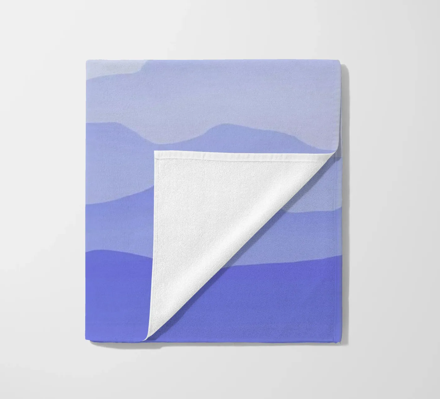 Between Blue beach towel by Hanna Kastl-Lungberg