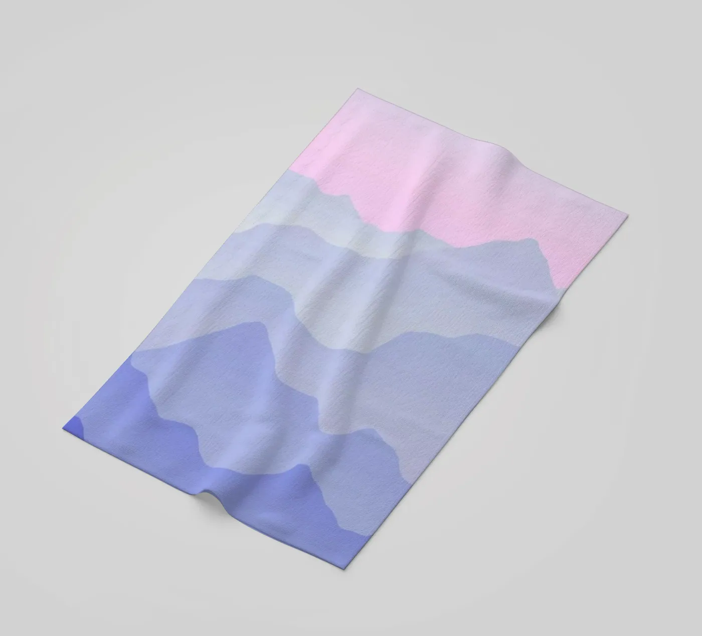 Between Blue beach towel by Hanna Kastl-Lungberg