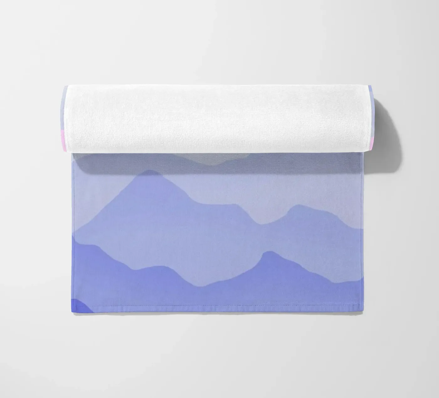 Between Blue beach towel by Hanna Kastl-Lungberg