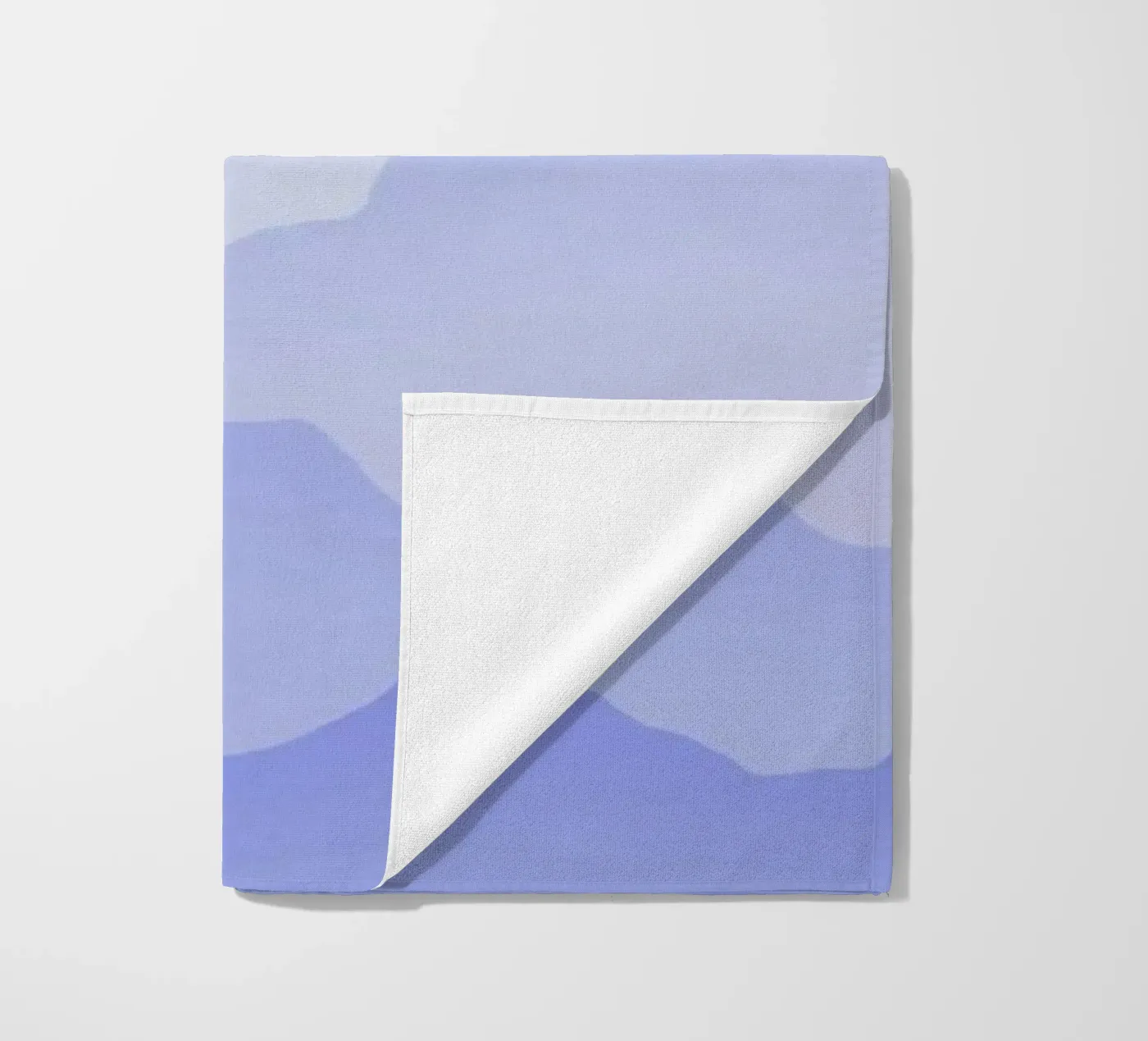Between Blue beach towel by Hanna Kastl-Lungberg