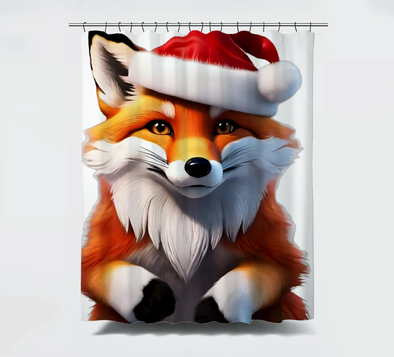 Fuchs Neujahr Duschvorhang von Holidays