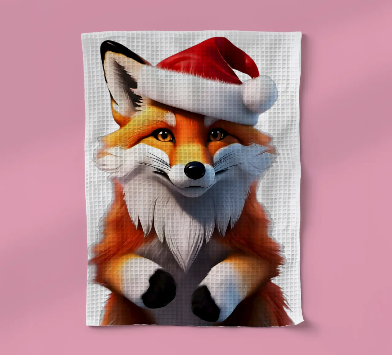 Fuchs Neujahr Geschirrtuch von Holidays