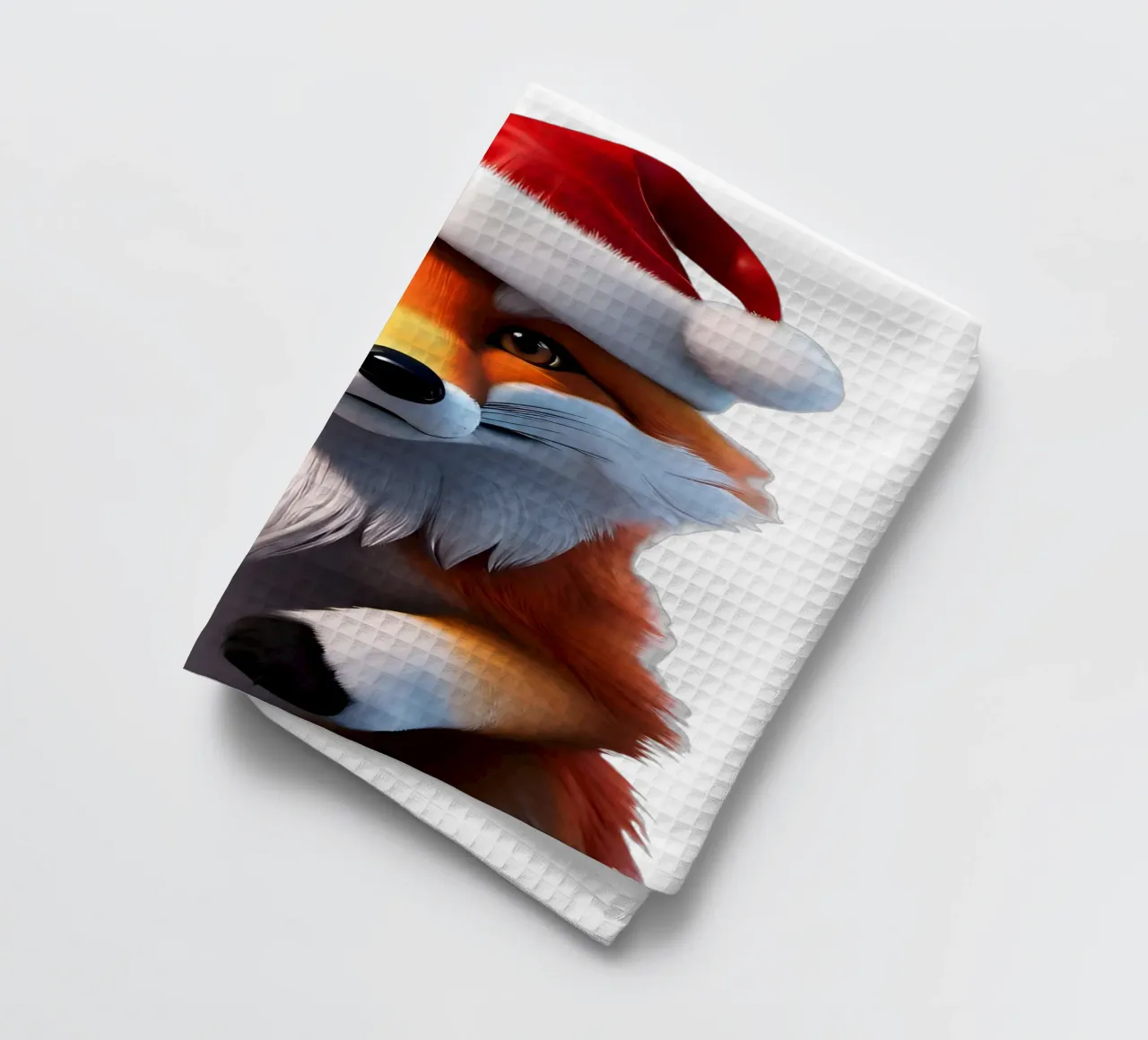 Fuchs Neujahr Geschirrtuch von Holidays