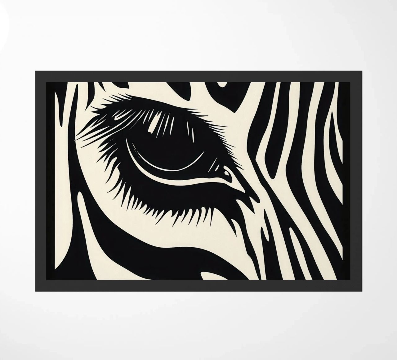 Zebra Closeup | Strisce bianche e nere zerbino da Autofocus