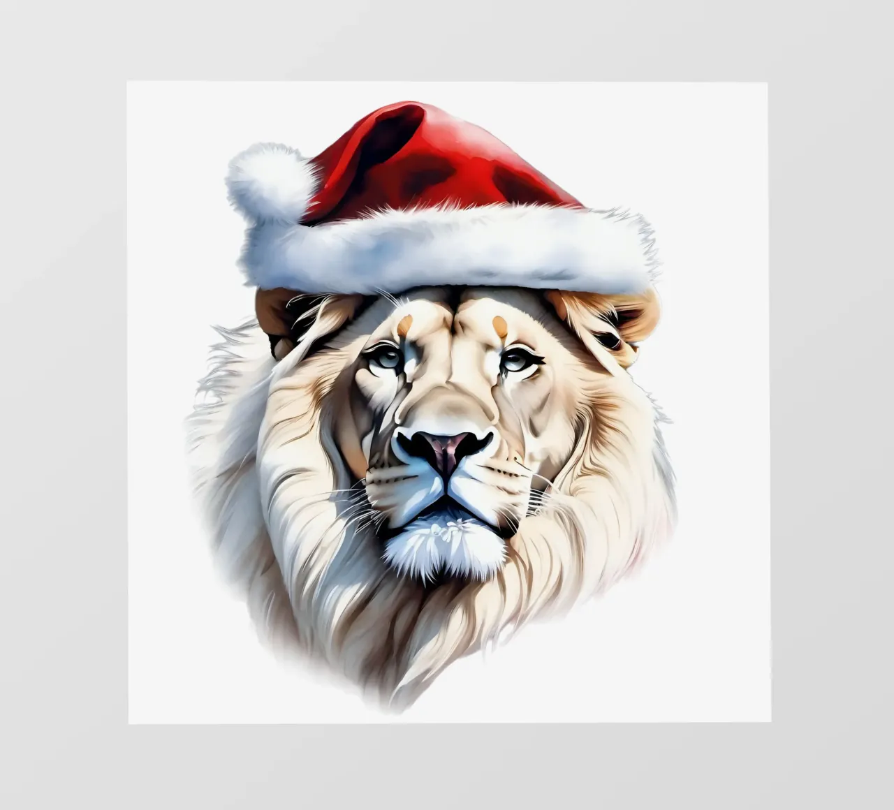 Capodanno del Leone Bianco telo in pvc da Holidays