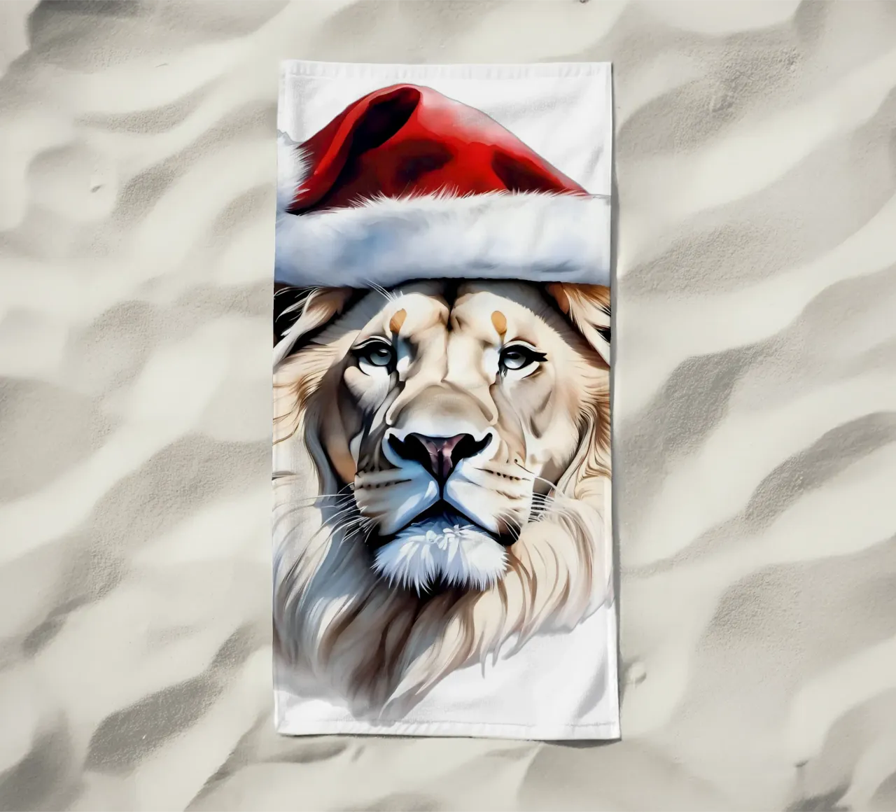Capodanno del Leone Bianco telo mare da Holidays