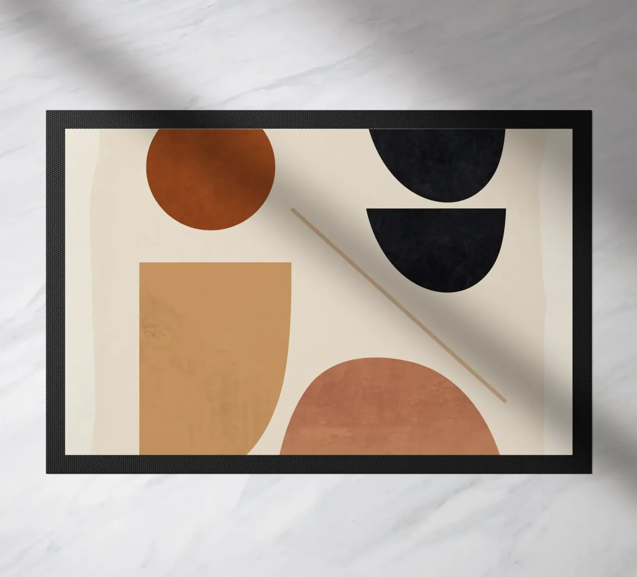 Forme astratte moderne e minimali 223 zerbino da ThingDesign