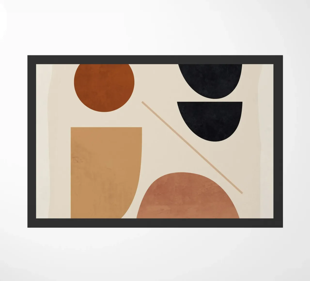 Forme astratte moderne e minimali 223 zerbino da ThingDesign