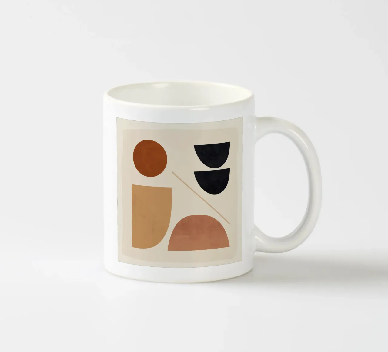 Forme astratte moderne e minimali 223 tazza in ceramica da ThingDesign