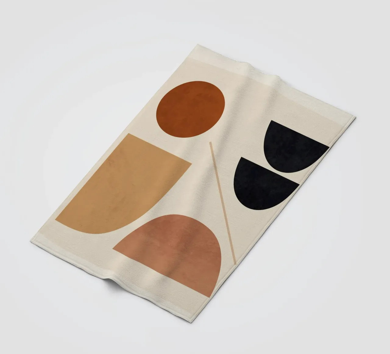 Forme astratte moderne e minimali 223 coperta in pile da ThingDesign