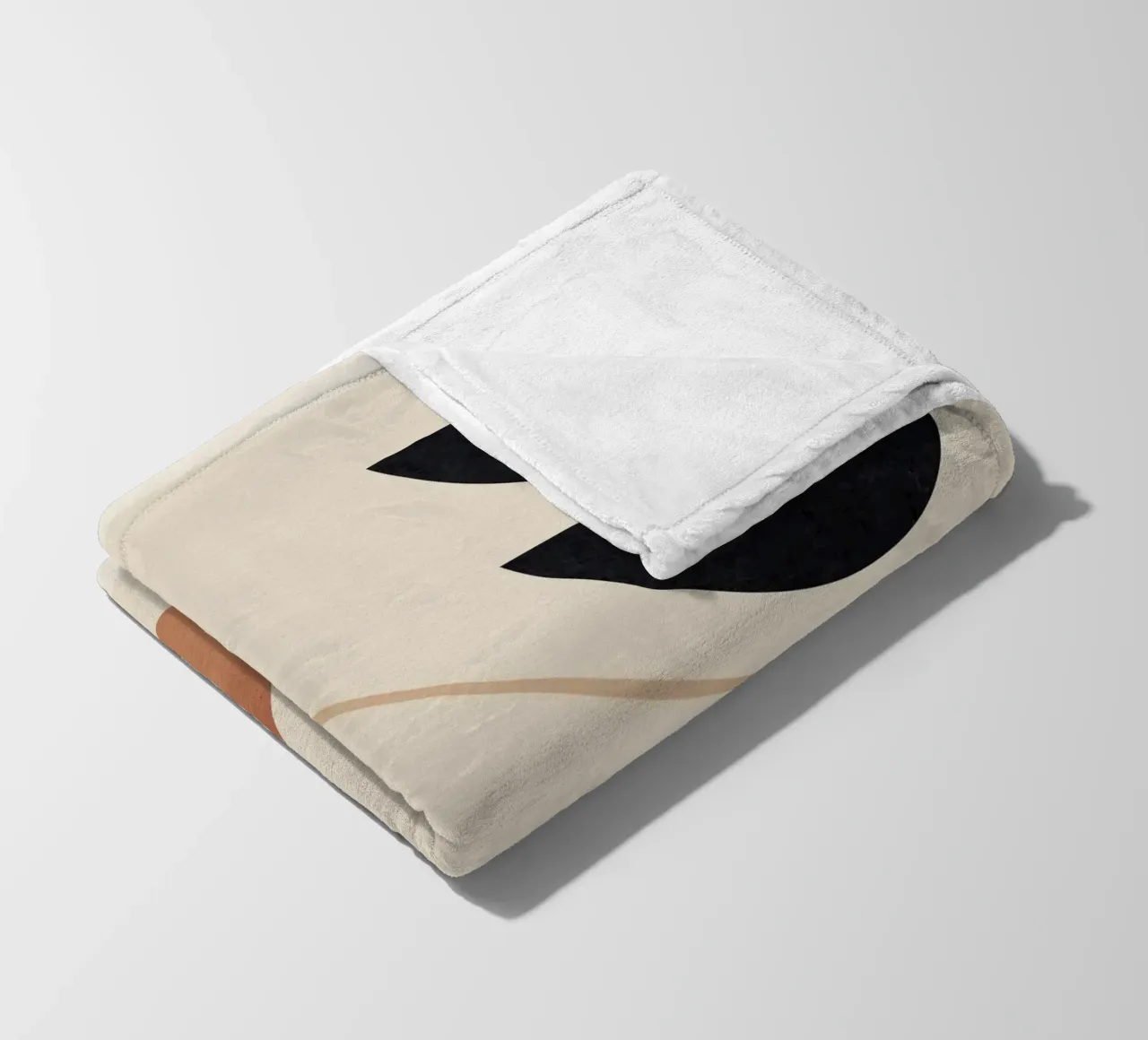 Forme astratte moderne e minimali 223 coperta in pile da ThingDesign