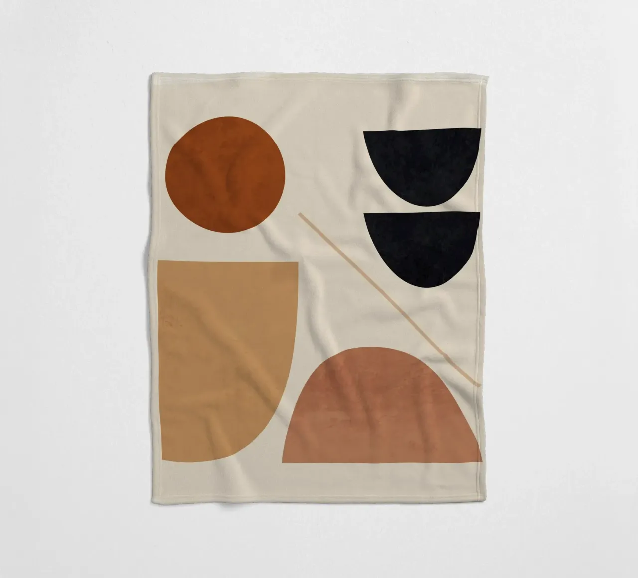 Forme astratte moderne e minimali 223 coperta in pile da ThingDesign