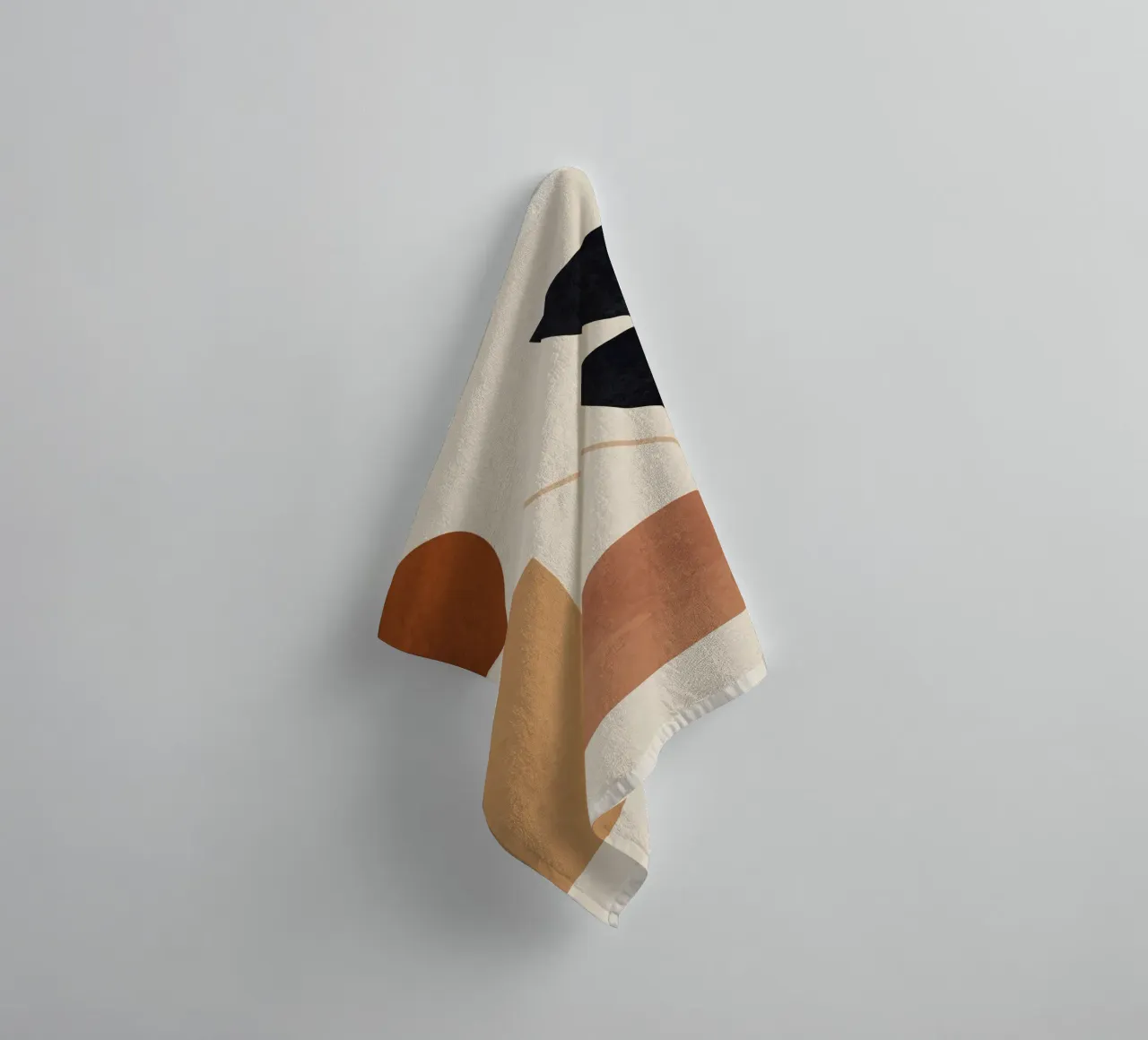 Modern Abstract Minimal Shapes 223 towel by ThingDesign