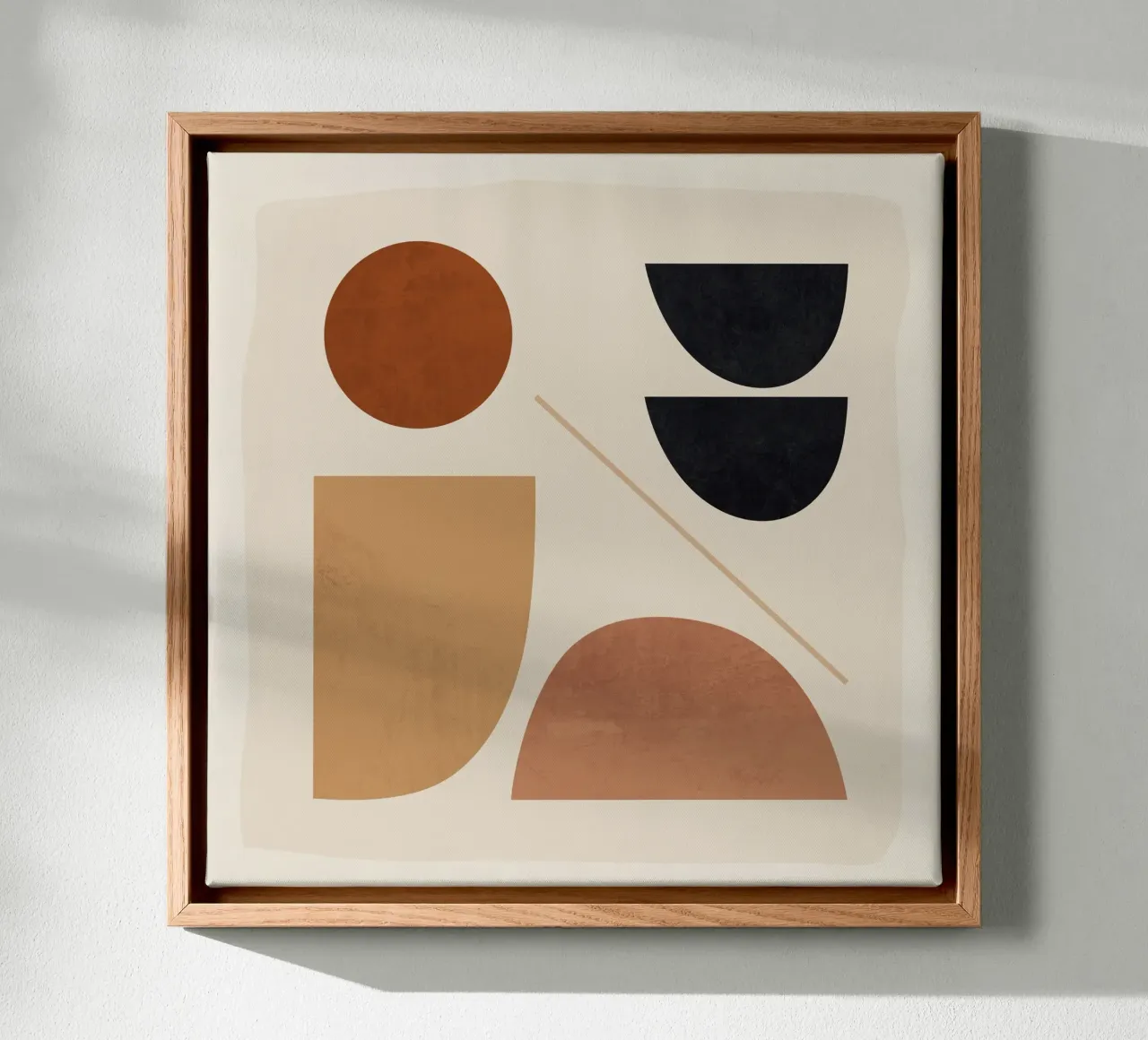 Modern Abstract Minimal Shapes 223 canvas by ThingDesign