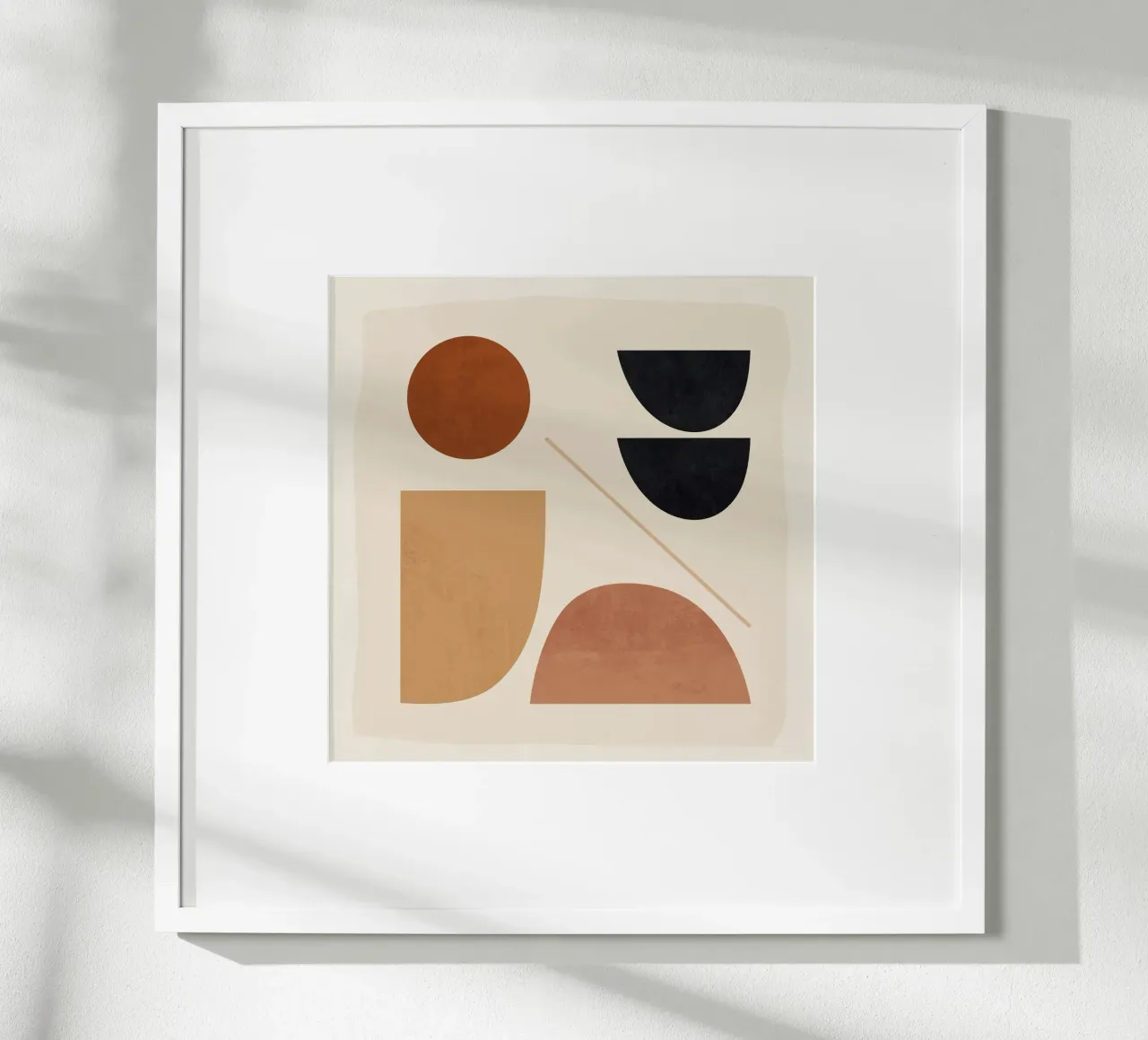 Moderne abstrakte minimale Formen 223 Poster von ThingDesign