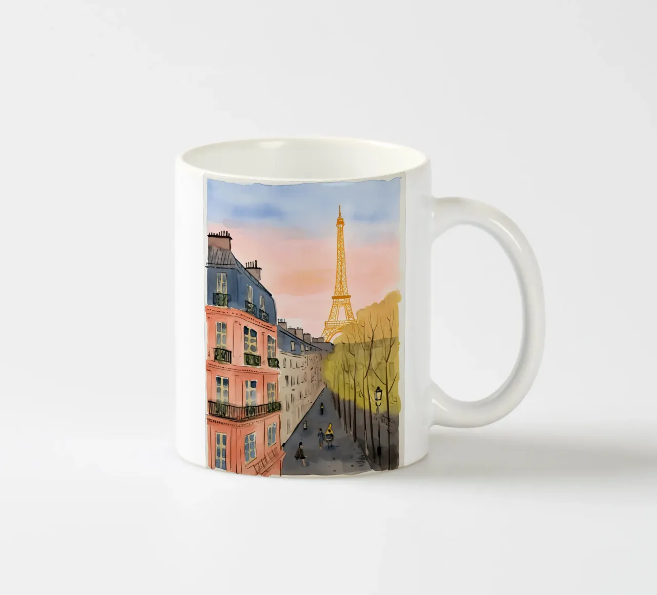 Parisian Dreams ceramic mug by DaarbyN
