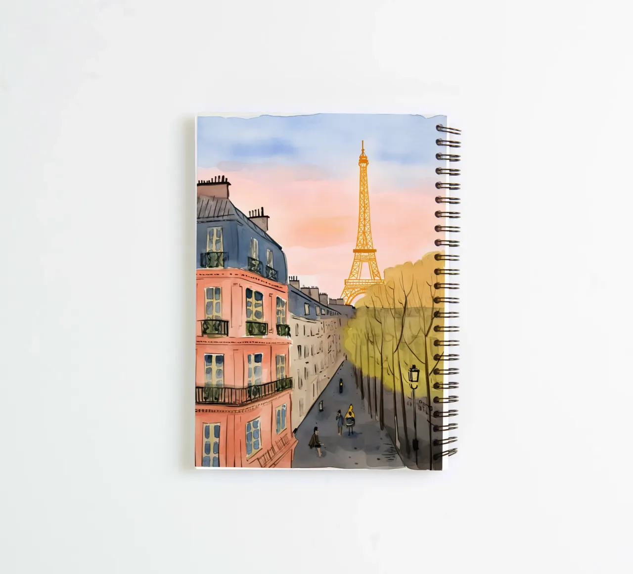 Parisian Dreams spiral notebook by DaarbyN