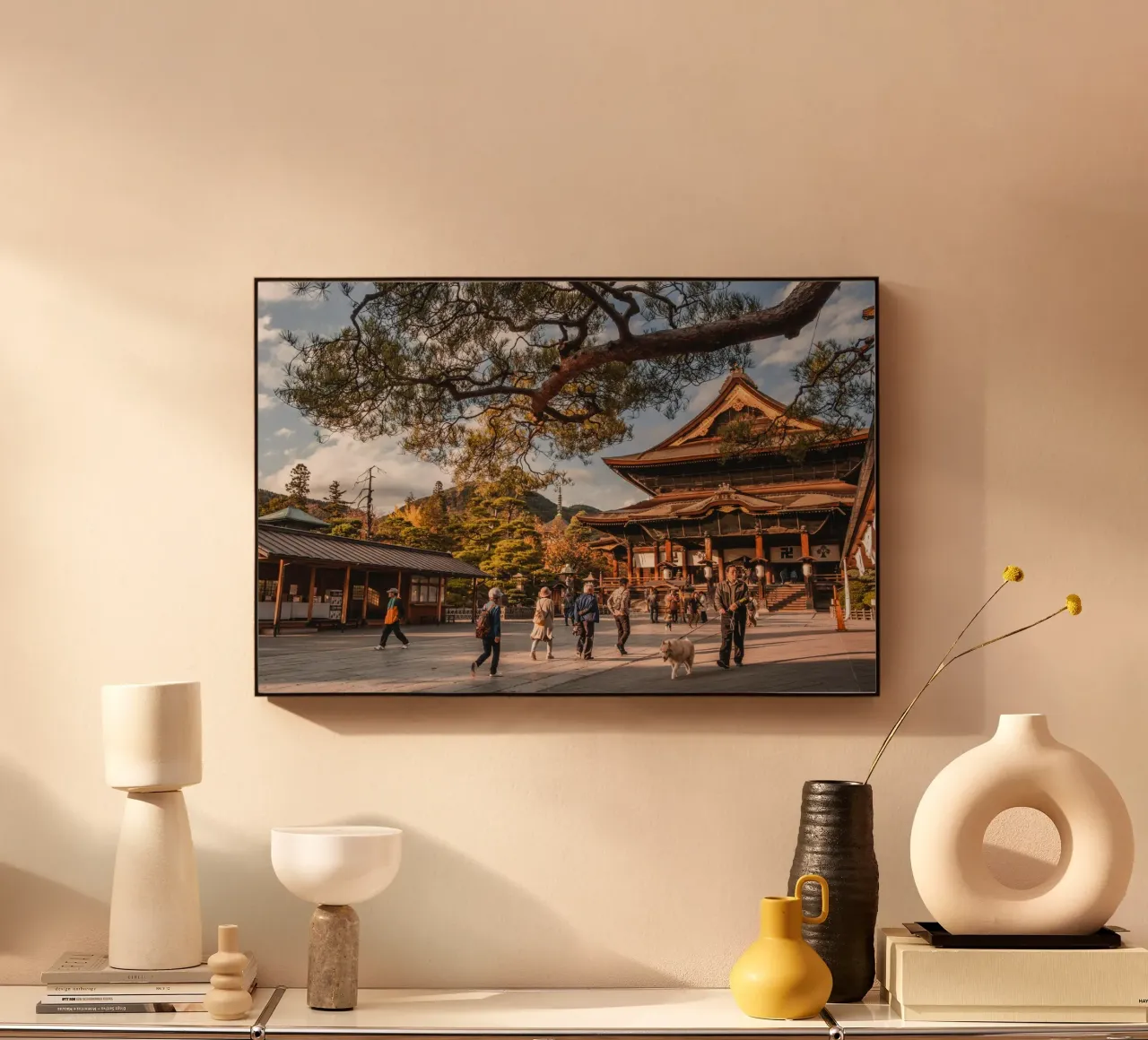 Tempio Zenkoji a Nagano, Giappone alluminio dibond da Marcel Bisig