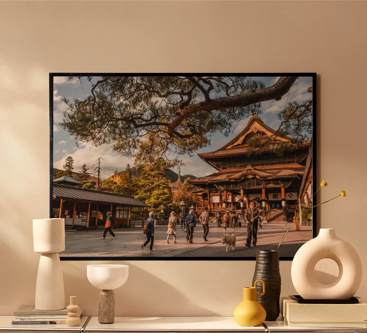 Tempio Zenkoji a Nagano, Giappone carta hahnemühle da Marcel Bisig