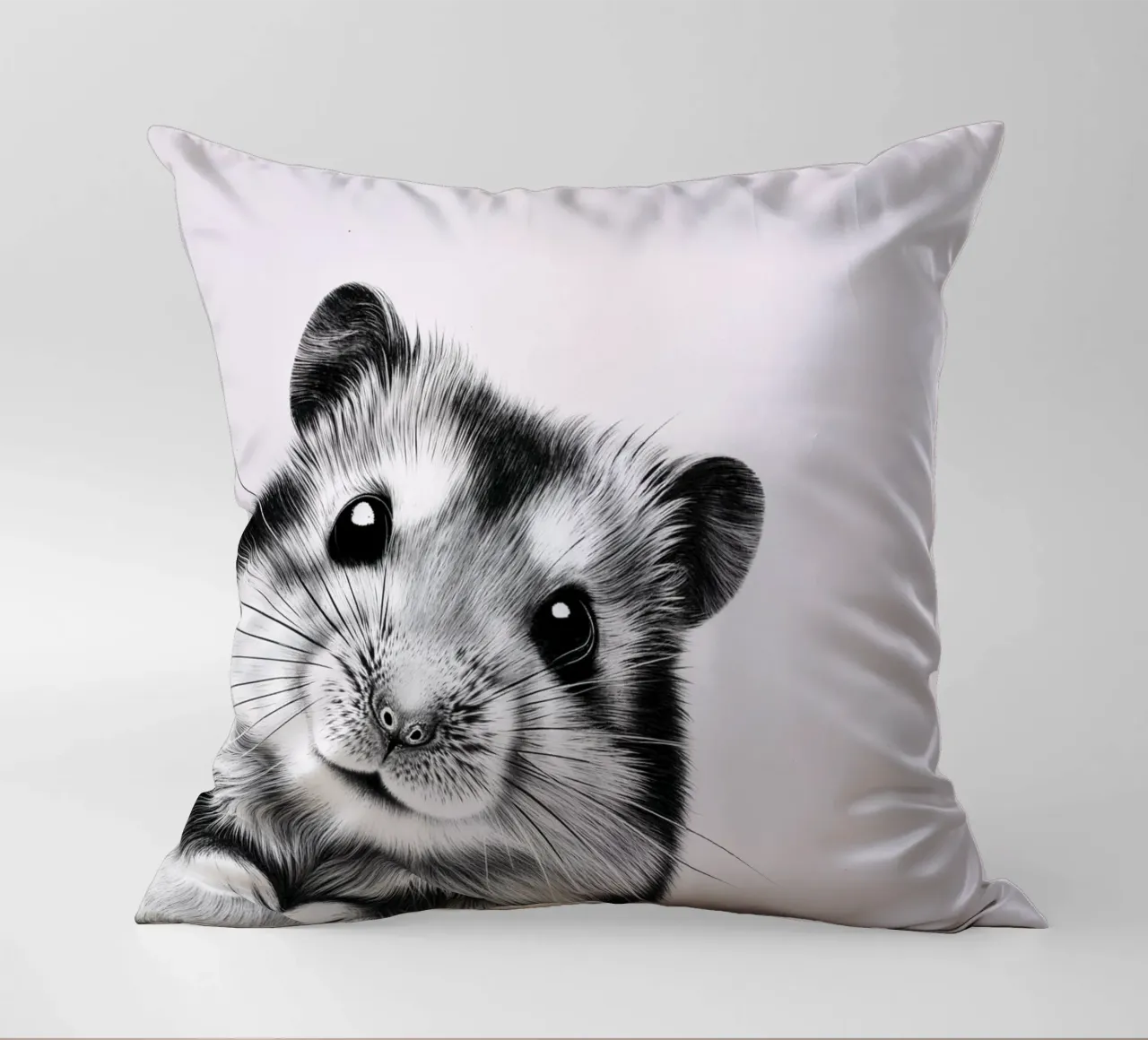Cheeky Hamster decorative cushion by SnoopyAnimals