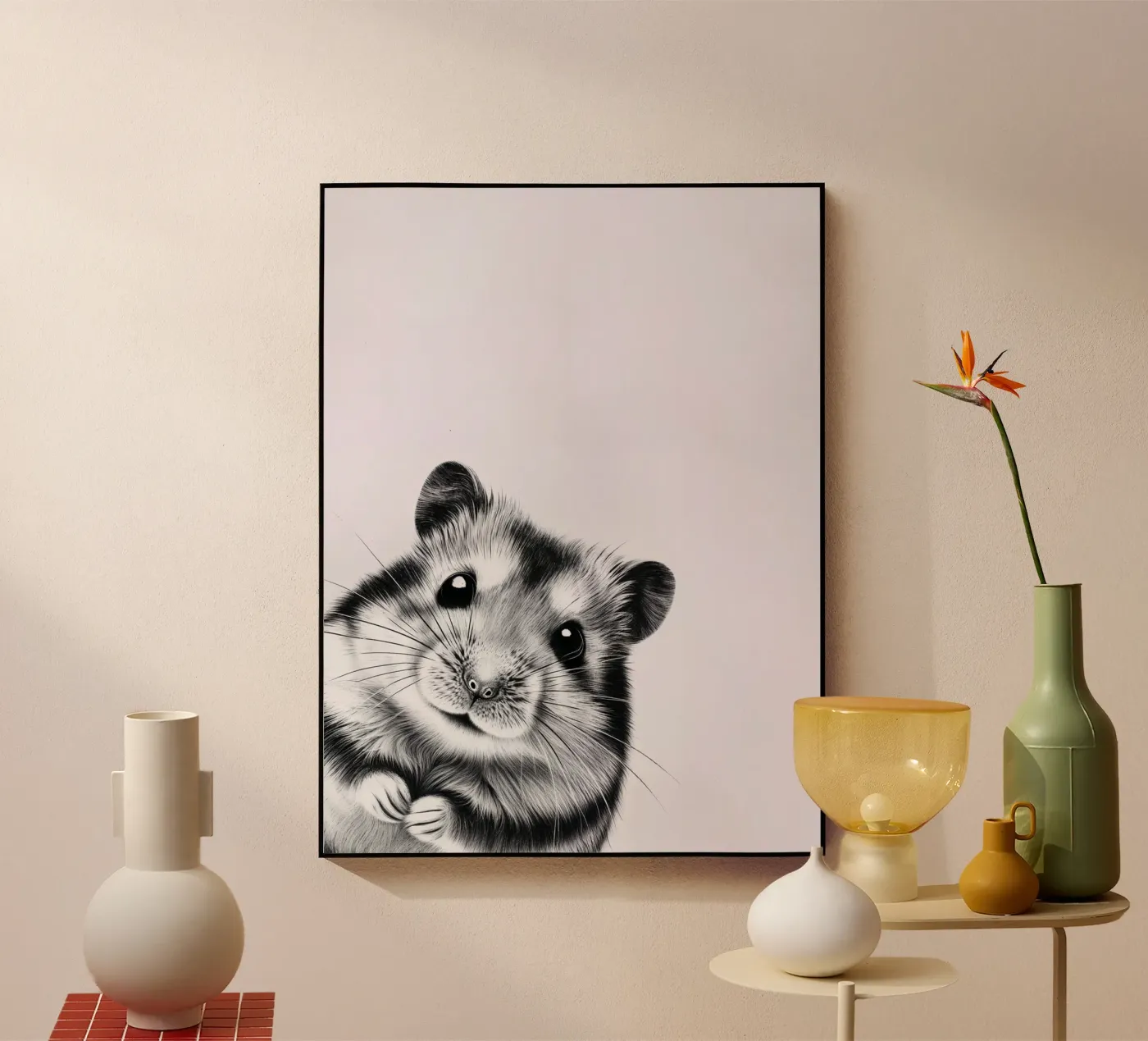 Hamster effronté plexiglas de SnoopyAnimals