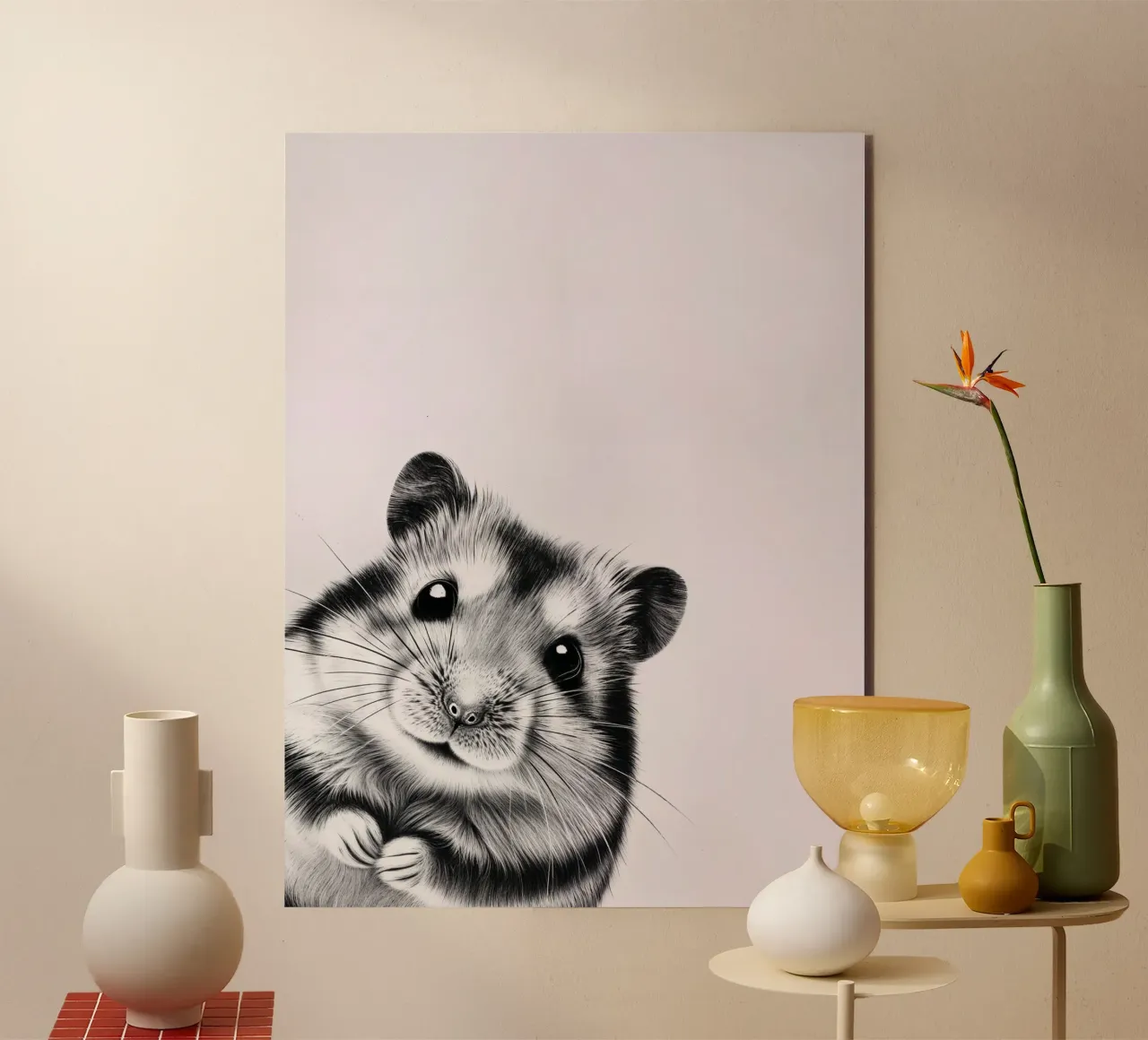 Cheeky Hamster forex-plaat van SnoopyAnimals