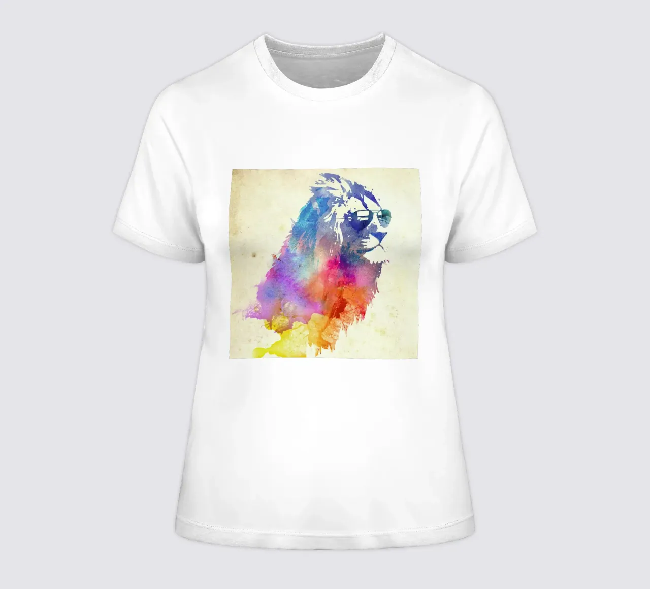 Sunny Leo women's fitted t-shirt by Róbert Farkas
