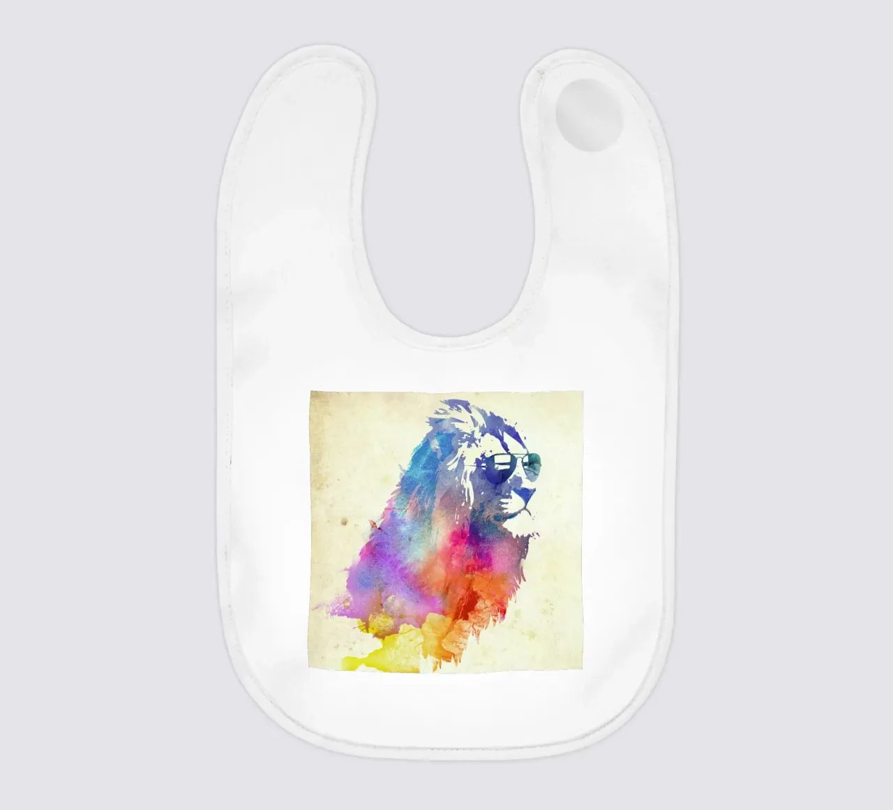 Sunny Leo baby bib by Róbert Farkas
