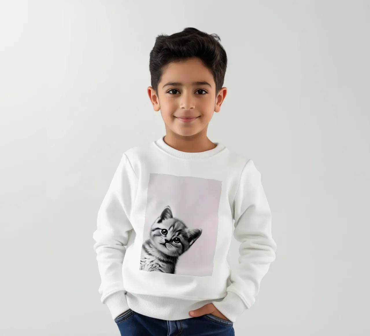 Gatto impertinente felpa bambino da SnoopyAnimals