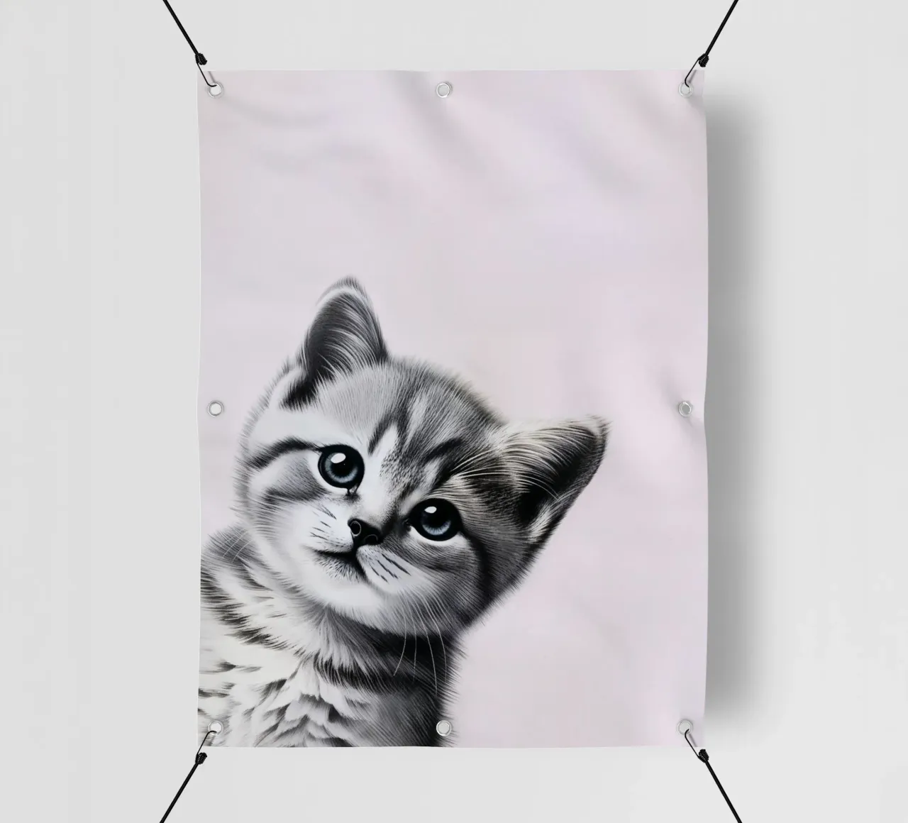Gatto impertinente telo in pvc da SnoopyAnimals