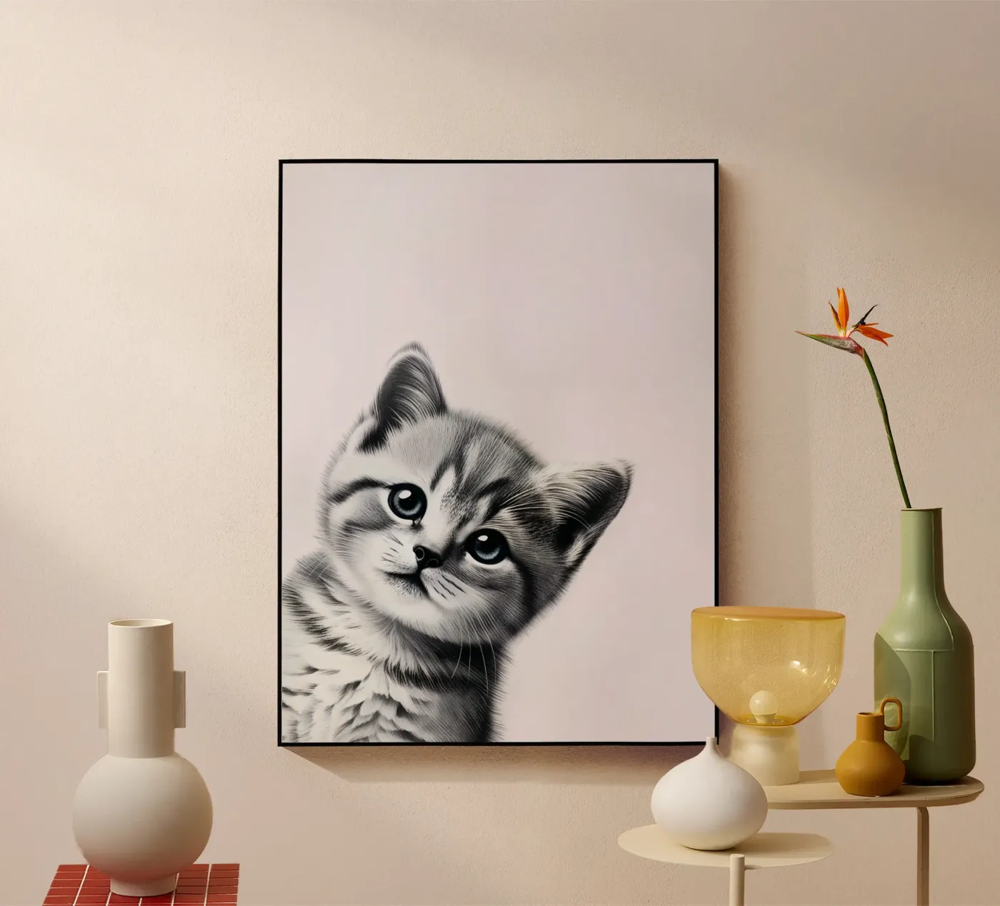 Cheeky Kitty plexiglas de SnoopyAnimals