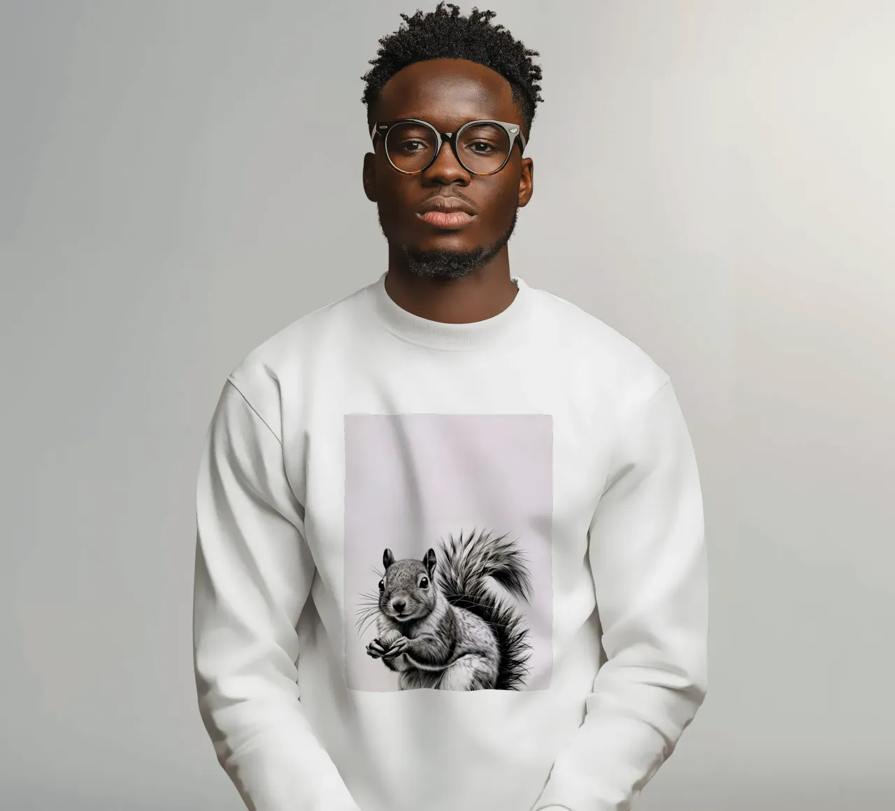 Cheeky Squirrel sweatshirt by SnoopyAnimals