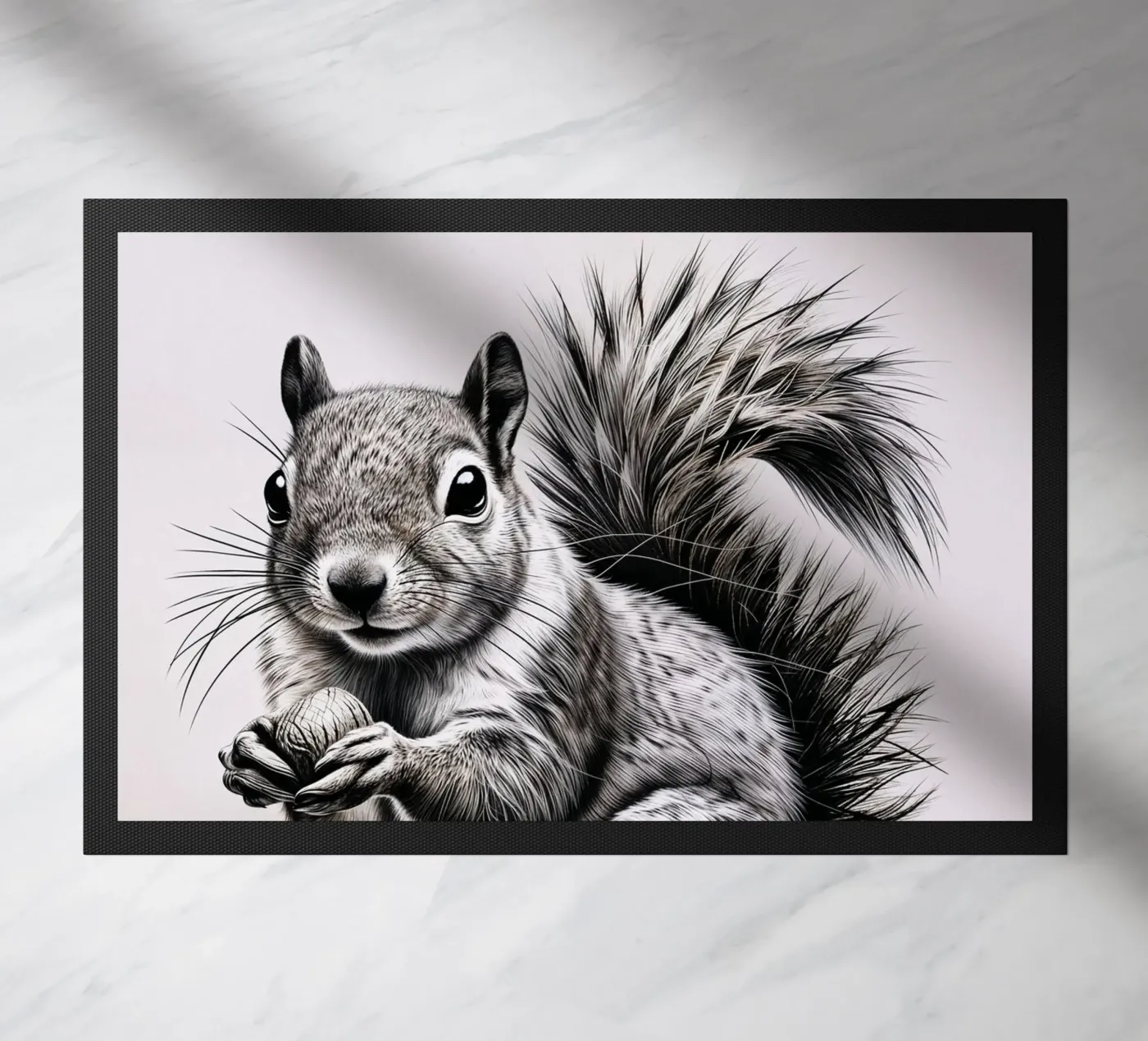 Cheeky Squirrel Fußmatte von SnoopyAnimals