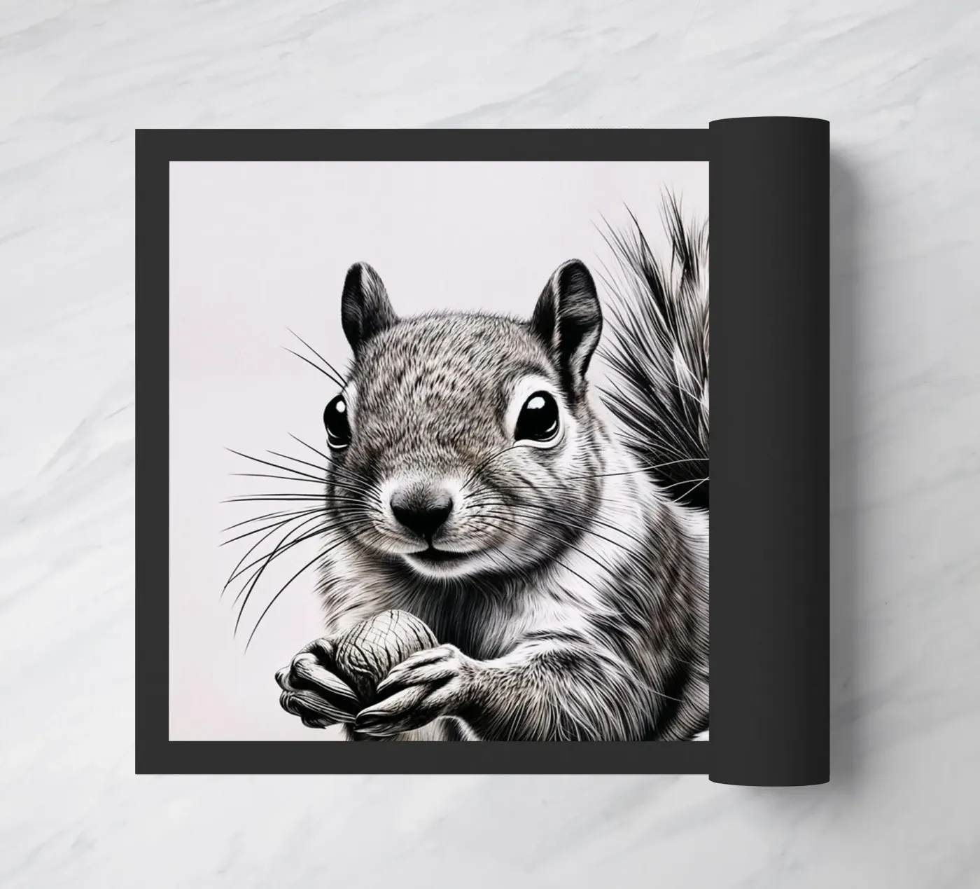 Cheeky Squirrel Fußmatte von SnoopyAnimals