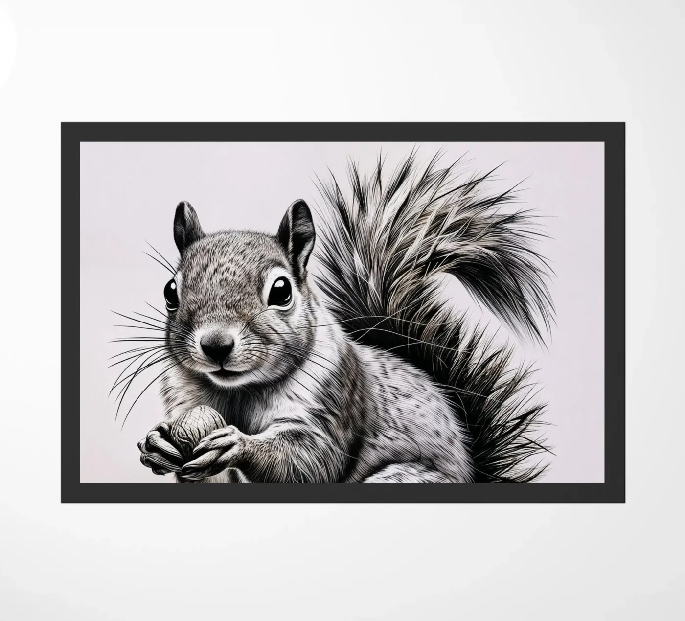 Cheeky Squirrel Fußmatte von SnoopyAnimals