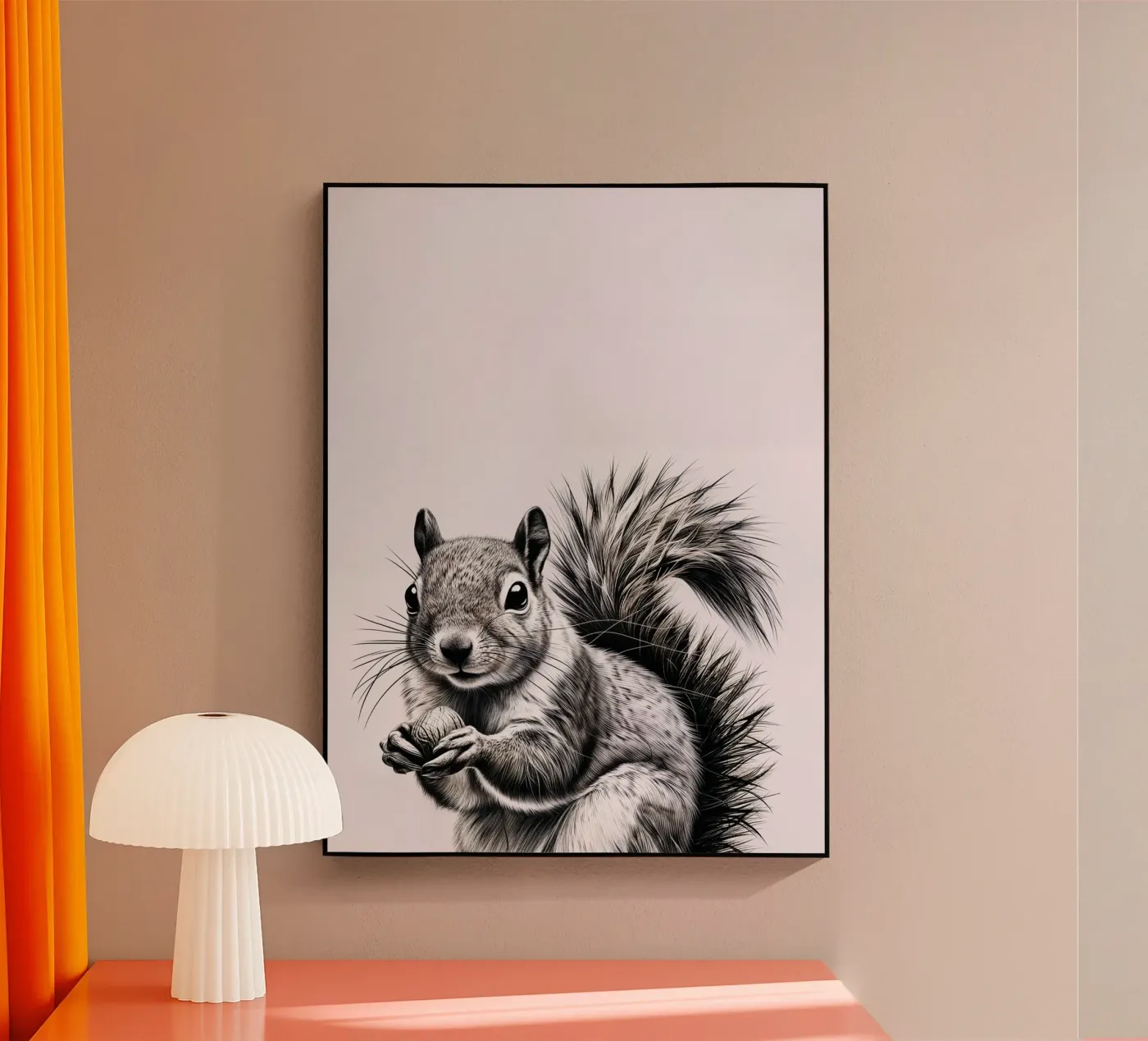 Brutale eekhoorn acryl van SnoopyAnimals