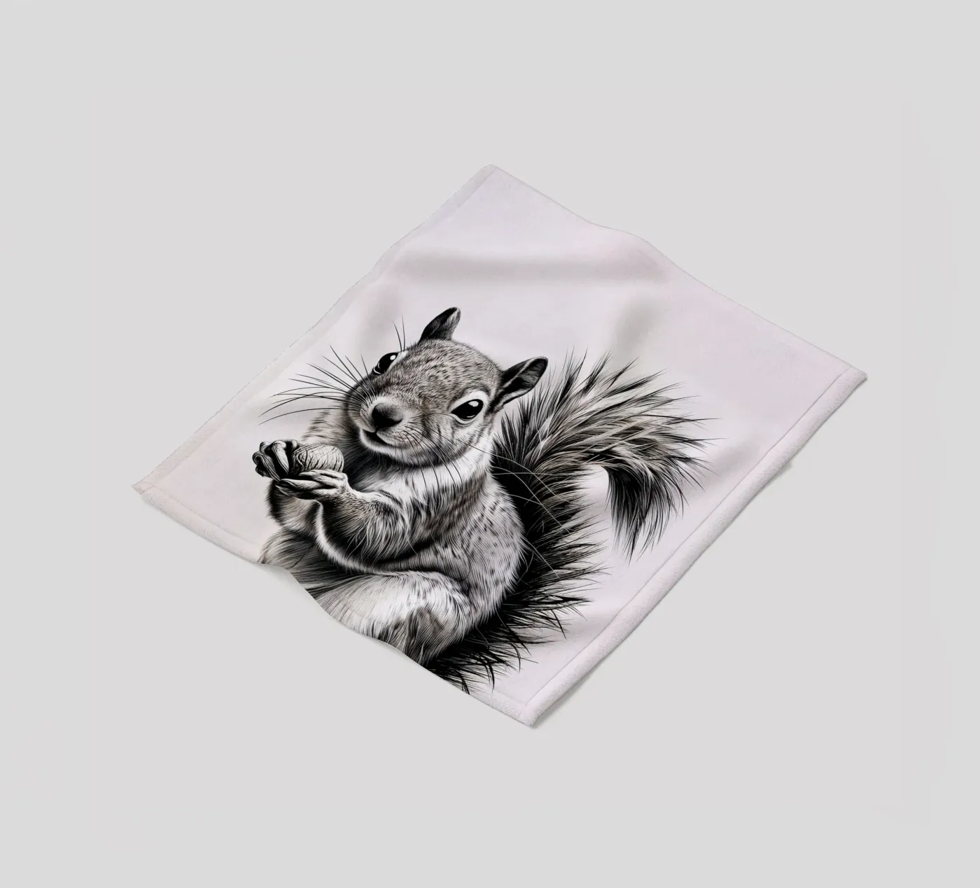 Cheeky Squirrel Fleecedecke von SnoopyAnimals