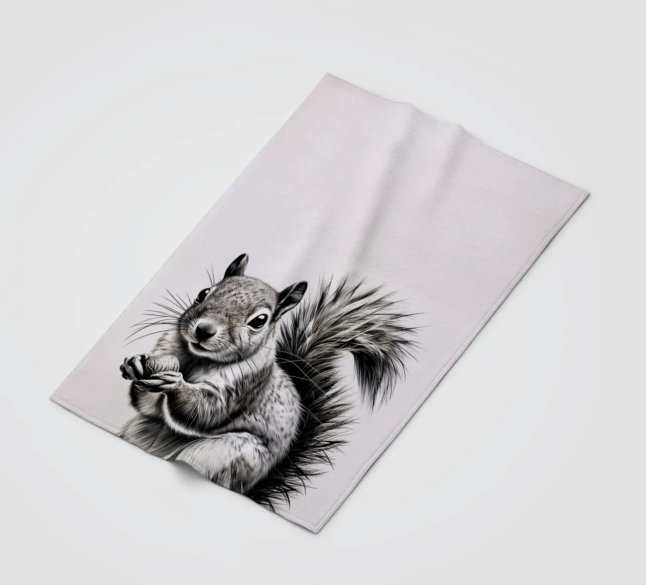 Freches Eichhörnchen Fleecedecke von SnoopyAnimals