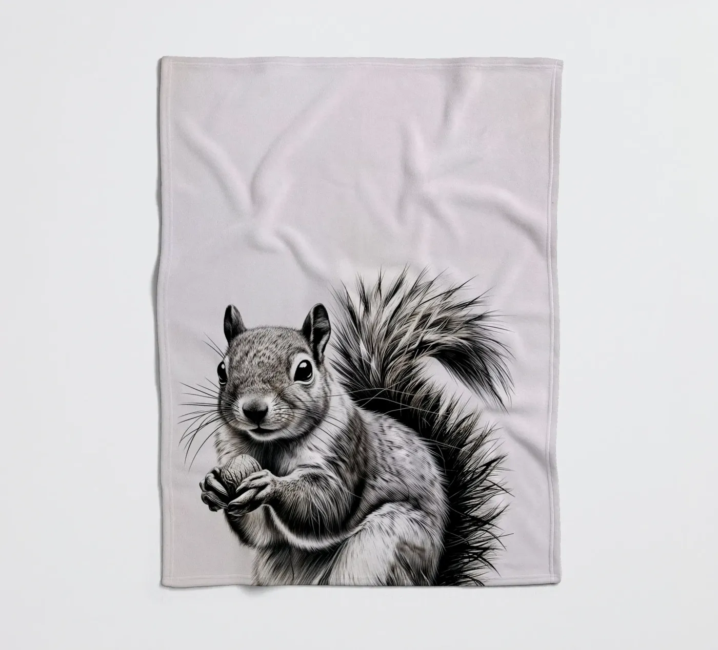 Cheeky Squirrel Fleecedecke von SnoopyAnimals