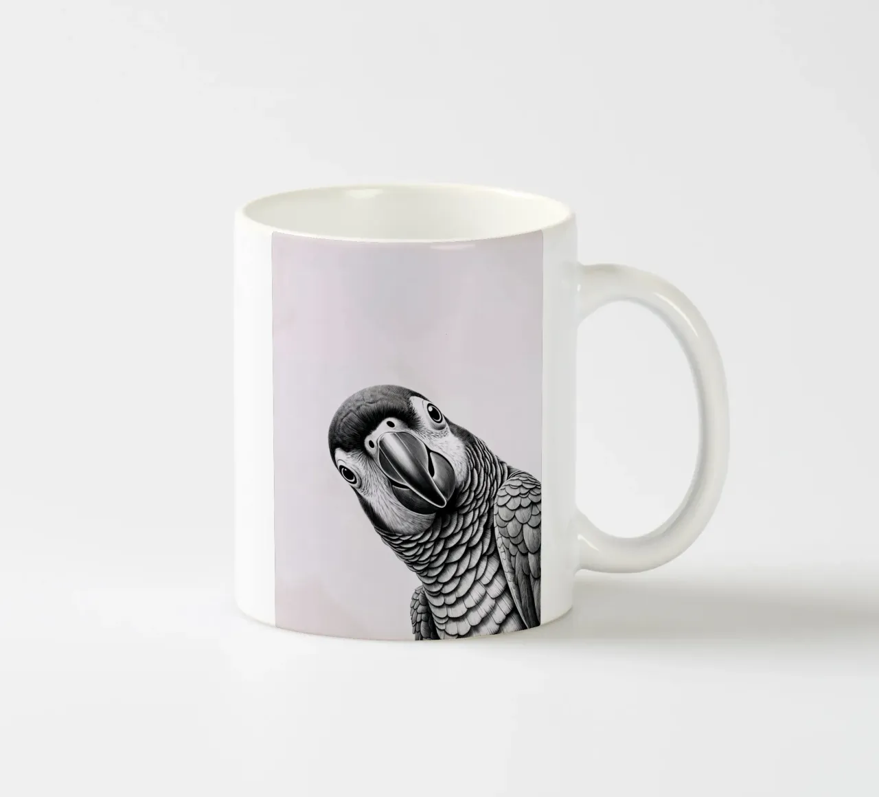 Frechdachs Papagei Keramik Tasse von SnoopyAnimals
