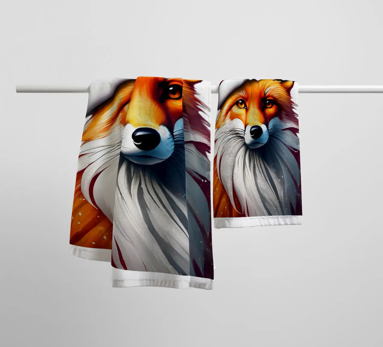 White Lion Neujahr Handtuch von Holidays