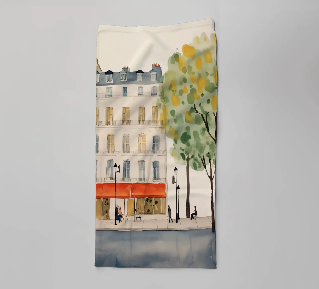 Pariser Straßenstil Handtuch von DaarbyN