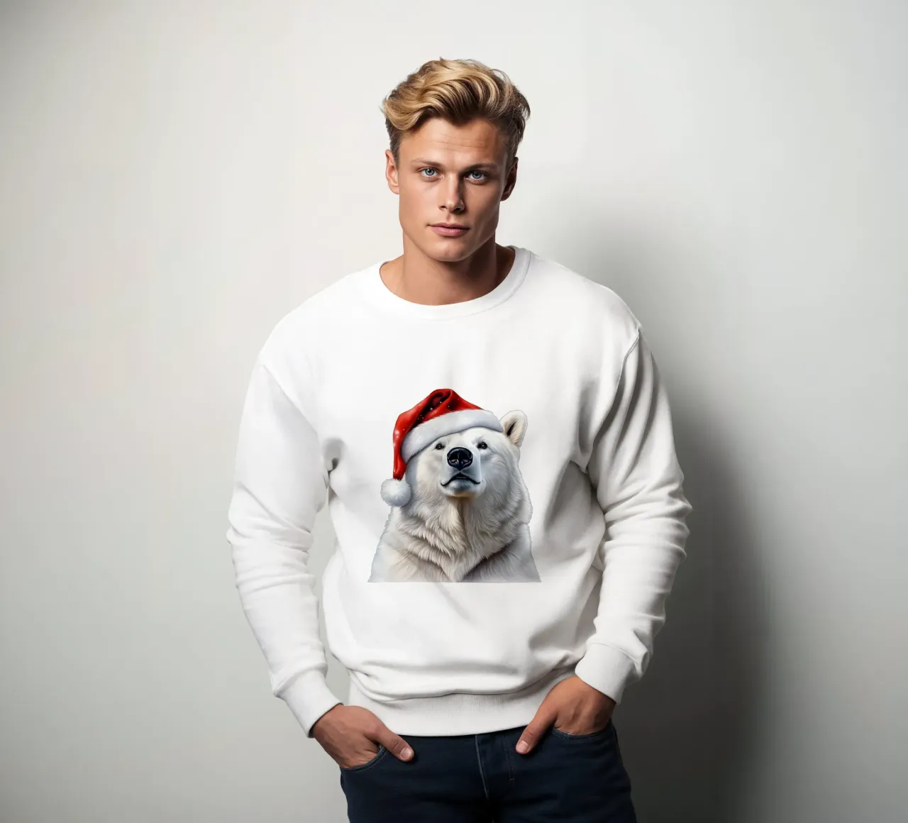 Capodanno Orso polare felpa da Holidays