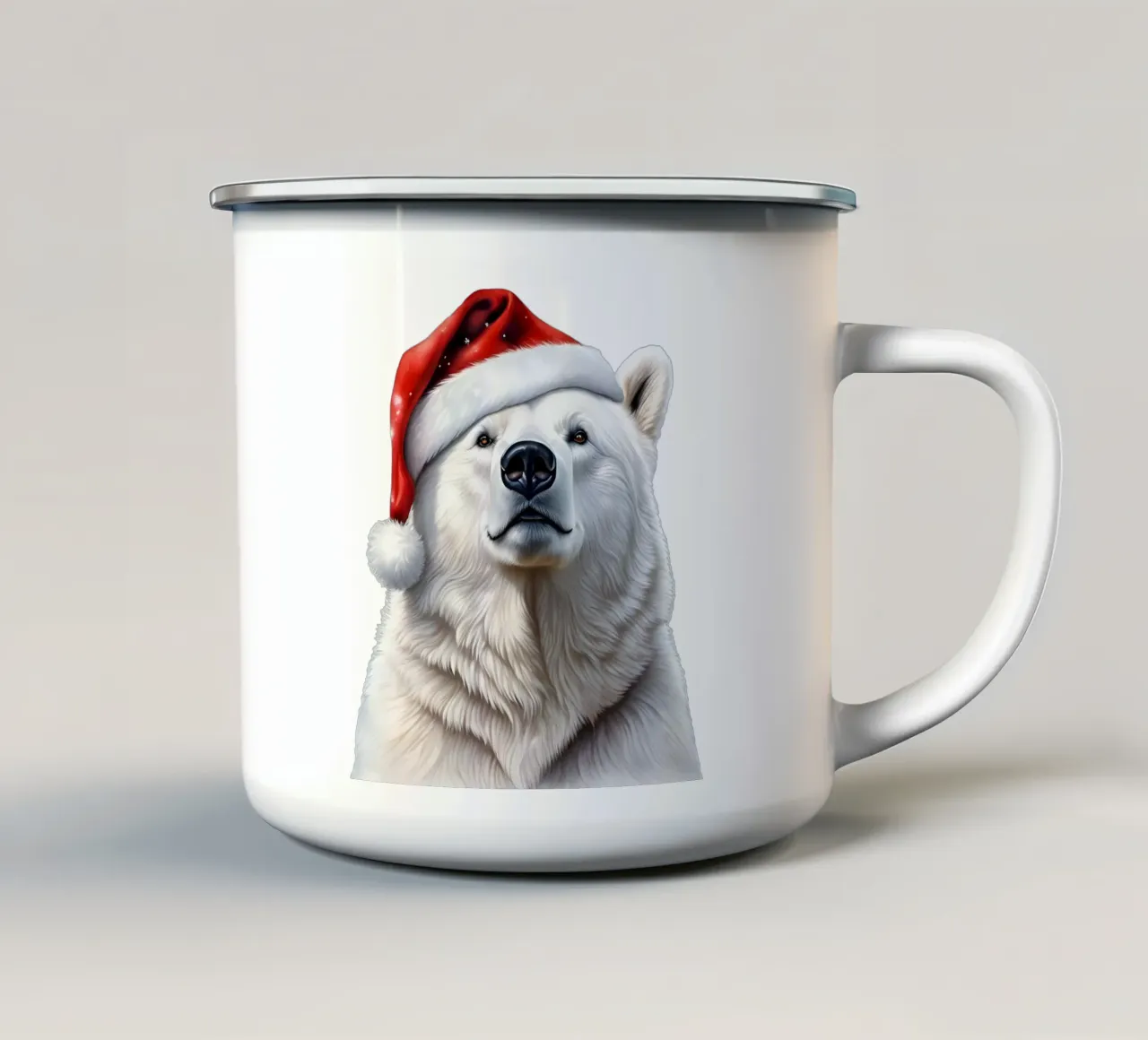 Capodanno Orso polare tazza in smalto da Holidays
