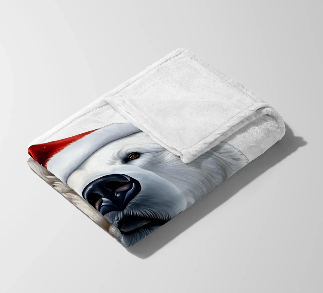 Neujahr Eisbär Fleecedecke von Holidays