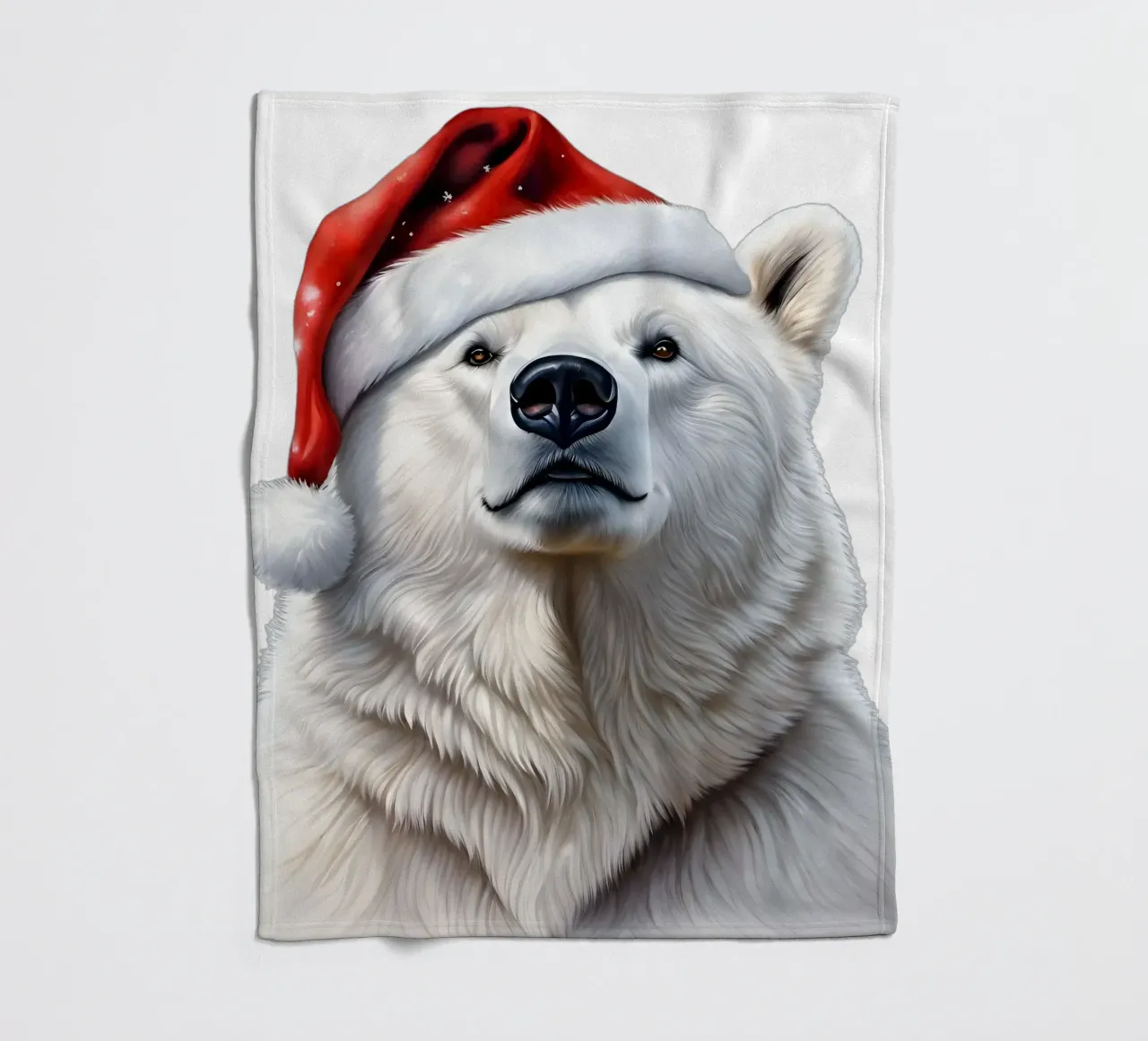 Neujahr Eisbär Fleecedecke von Holidays