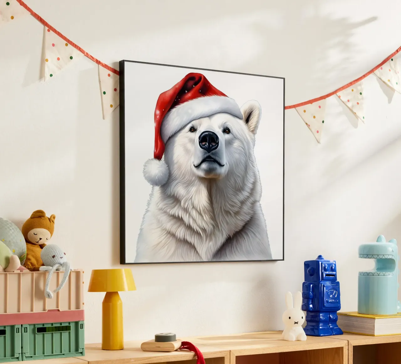 Capodanno Orso polare alluminio dibond da Holidays